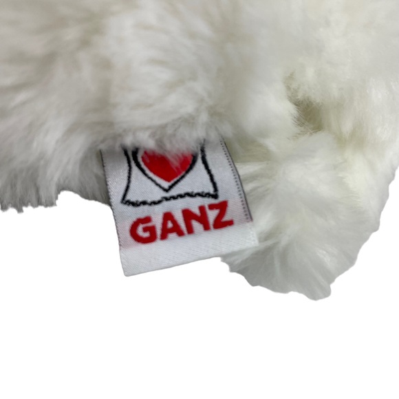 Webkins Signature Persian White Cat Gold Patch Vintage Ganz Plush Kitty No Code - Picture 4 of 16